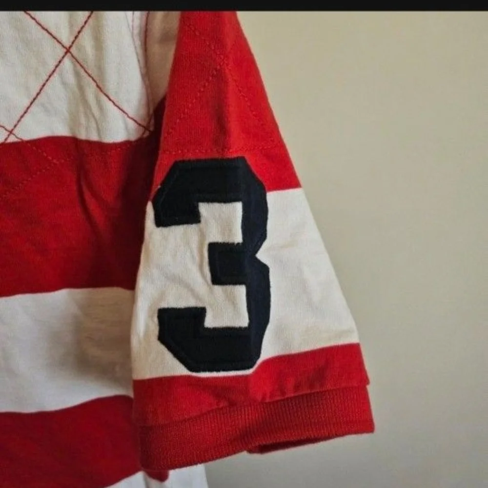 Polo Ralph Lauren Red and White Striped Shirt